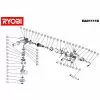 Ryobi EAG1111D Spare Parts List Type: 1000035386